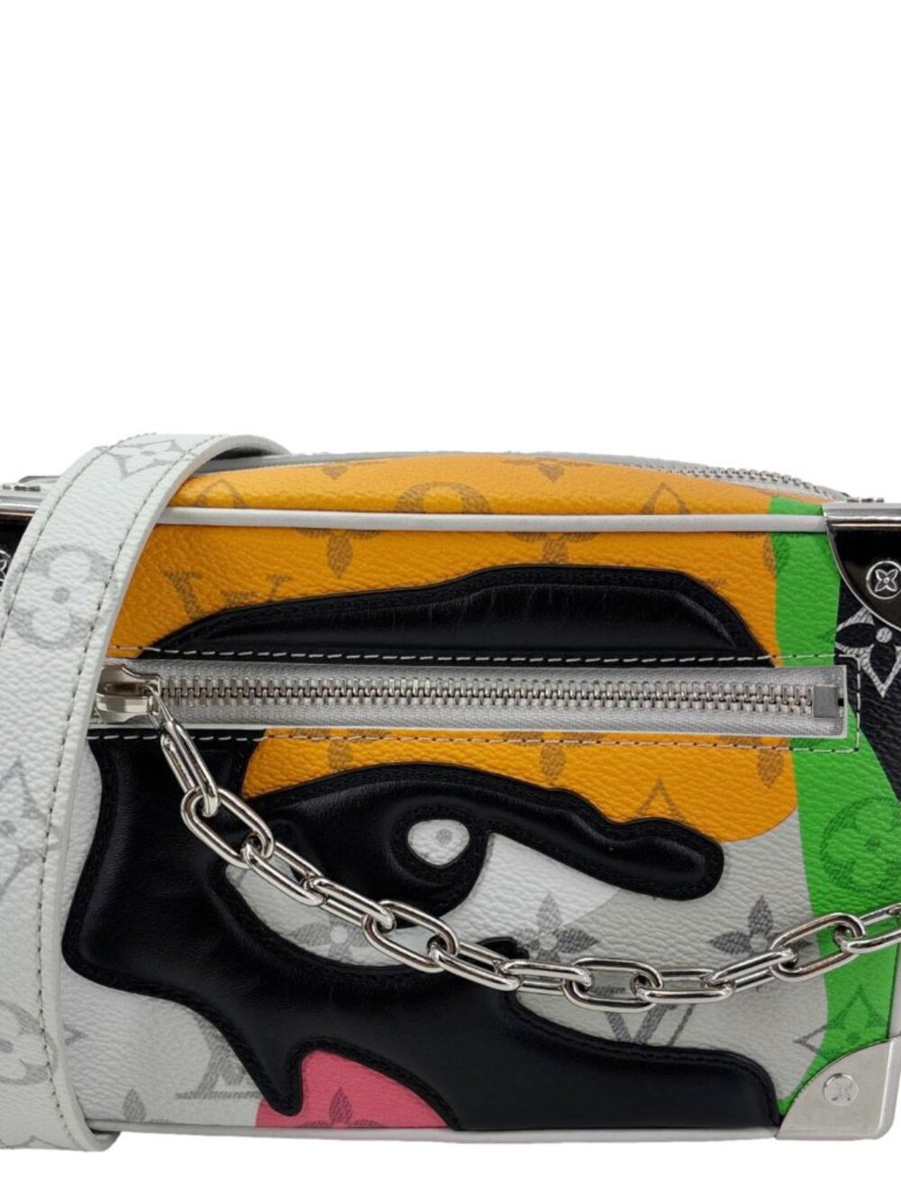 Louis Vuitton  Soft Trunk Mini Monogram Patchwork Crossbody Bag Multicolor